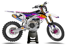 Kit déco cross Yamaha MX-Stickers Brush Violet