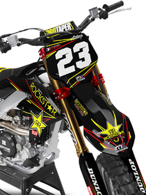 Kit déco cross Yamaha MX-Stickers Rockstar Noir (2)