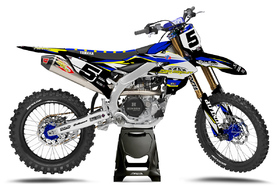 Kit déco cross Yamaha MX-Stickers Savage Jaune