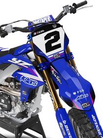 Kit déco cross Yamaha MX-Stickers Stripes Rose (2)