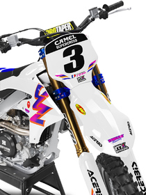 Kit déco cross Yamaha MX-Stickers Vintage Blanc (2)