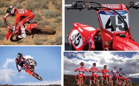 Kit déco motocross HRC Officiel 2023 - Throttle Jockey