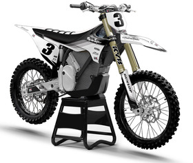 Kit deco MX Stickers - STARK FUTURE VARG - 3Lines Gris (5)