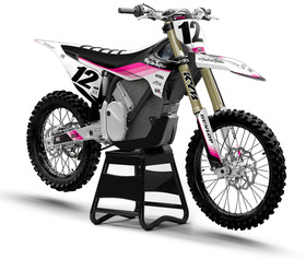 Kit deco MX Stickers - STARK FUTURE VARG - 3Lines Rose (2)