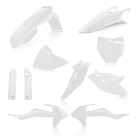 Kit plastique Acerbis 85 SX 2018 à 2024 Blanc