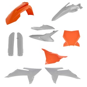 Kit plastique Acerbis 85 SX 2025 à 2026 Gris-Orange