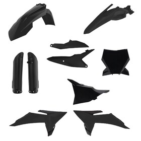 Kit plastique Acerbis 85 SX 2025 à 2026 Noir