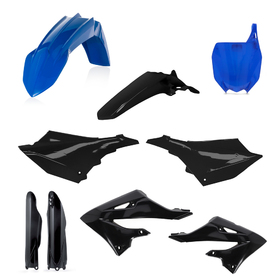 Kit plastique complet Acerbis - Yamaha 125-250 YZ 2022 et suivante - Noir-Bleu