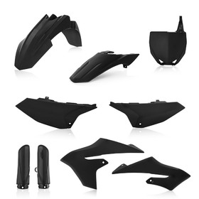 Kit plastique complet Acerbis - Yamaha 65 YZ 2018 et suivante - Noir