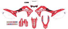 Kit déco D'cor Visuals 19GEICO-CRF-450-13-16-WH