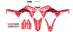 Kit déco D'cor Visuals 19GEICO-CRF-450-17-18-WH