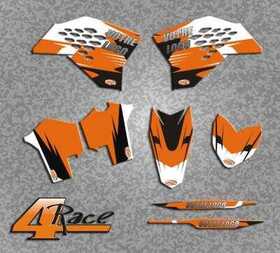 Kit deco Ktm 4Race sans Sponsors