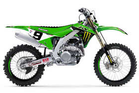 Kit déco personnalisé  motocross - Team Kawasaki US - 2022