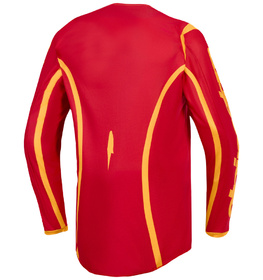 Maillot cross Alpinestars Fluid Apex V2 Rouge 2027 Dos
