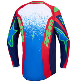 Maillot cross Alpinestars Fluid Drag Navy 2027 Dos