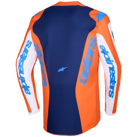 Maillot cross Alpinestars Fluid Grid Orange 2026 Dos