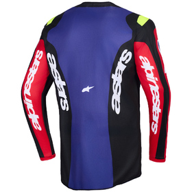 Maillot cross Alpinestars Fluid Grid Rouge 2026 Dos