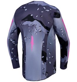 Maillot cross Alpinestars Racer Lone Violet 2027 Dos