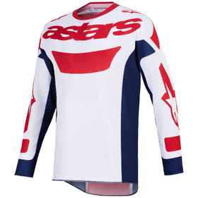 Maillot cross Alpinestars Racer Riway Bleu-Rouge 2026