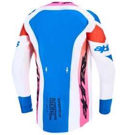 Maillot cross Alpinestars Supertech Dyna Blanc 2027 Dos