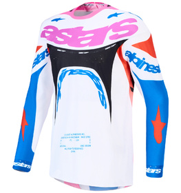 Maillot cross Alpinestars Supertech Dyna Blanc 2027