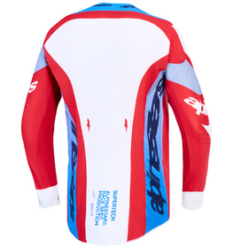 Maillot cross Alpinestars Supertech Dyna Rouge 2027 Dos