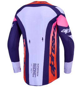 Maillot cross Alpinestars Supertech Dyna Violet 2027 Dos