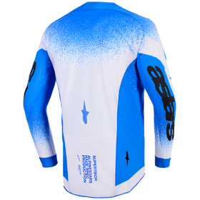 Maillot cross Alpinestars Supertech Scenz Bleu 2026 Dos
