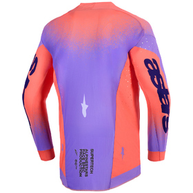 Maillot cross Alpinestars Supertech Scenz Coral 2026 Dos