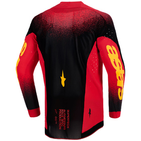 Maillot cross Alpinestars Supertech Scenz Rouge 2026 Dos