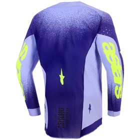 Maillot cross Alpinestars Supertech Scenz Violet 2026 Dos