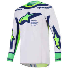 Maillot cross Alpinestars Supertech Vista Gris 2026