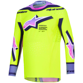 Maillot cross Alpinestars Supertech Vista Jaune Fluo 2026