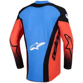 Maillot cross Alpinestars Techstar Knif Orange 2026 Dos