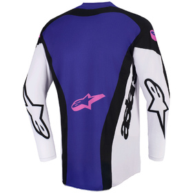Maillot cross Alpinestars Techstar Knif Violet 2026 Dos