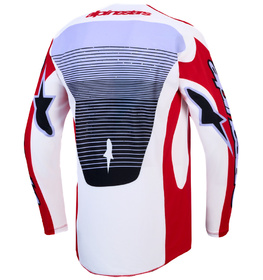 Maillot cross Alpinestars Techstar Maven Rouge 2027 Dos