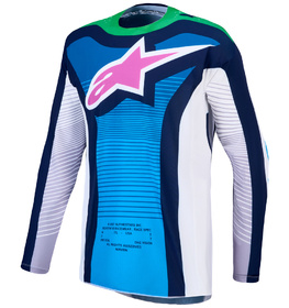 Maillot cross Alpinestars Techstar Maven Vert Fluo 2027