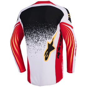 Maillot cross Alpinestars Techstar Nomur Rouge 2026 Dos
