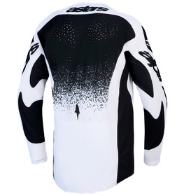 Maillot cross Alpinestars Techstar Swan Blanc 2027 Dos