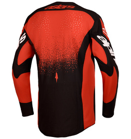 Maillot cross Alpinestars Techstar Swan Rouge 2027 Dos