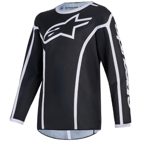 Maillot cross Enfant Alpinestars Fluid Apex Noir 2026