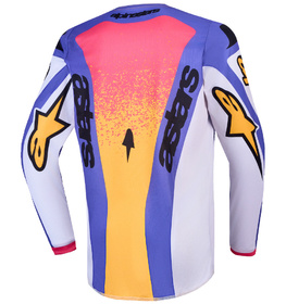 Maillot cross Enfant Alpinestars Fluid Drag Jaune 2027 Dos