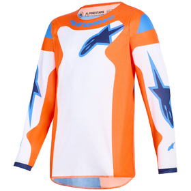 Maillot cross Enfant Alpinestars Fluid Grid Orange 2026