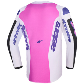Maillot cross Enfant Alpinestars Fluid Grid Violet 2026 Dos