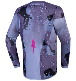 Maillot cross Enfant Alpinestars Fluid Lone Violet 2027 Dos
