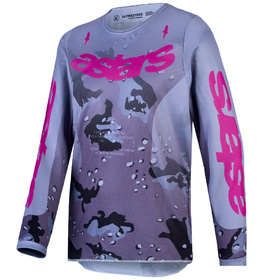 Maillot cross Enfant Alpinestars Fluid Lone Violet 2027