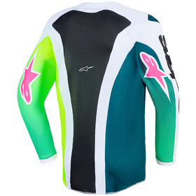 Maillot cross Enfant Alpinestars Fluid Portl Vert 2026 Dos