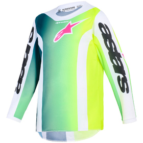 Maillot cross Enfant Alpinestars Fluid Portl Vert 2026