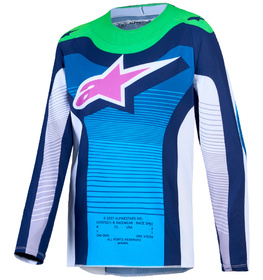 Maillot cross Enfant Alpinestars Supertech Maven Bleu 2027