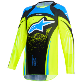 Maillot cross Enfant Alpinestars Supertech Nomur Jaune Fluo 2026